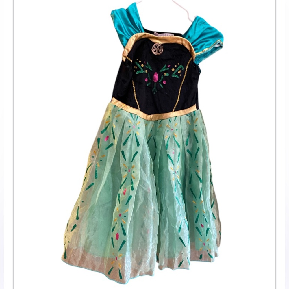 Fashion classic Frozen Anna from Disney dress size 130 = size 6–7 US sizing